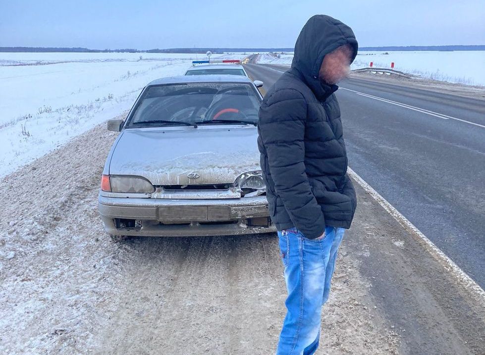 Пьяный волгоградец пытался скрыться от автоинспекторов в Рязанской области