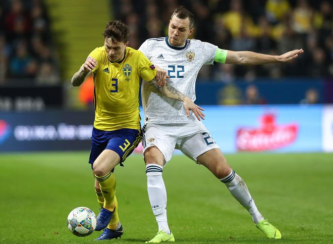 Сборная России проиграла Швеции в матче Лиги наций