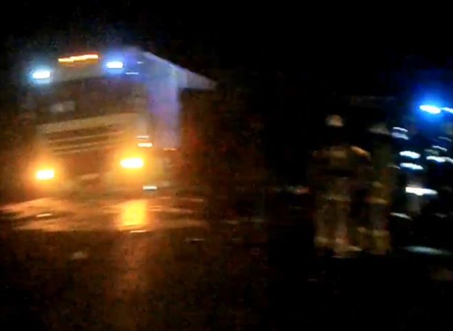 Опубликовано видео с места аварии на трассе Рязань — Михайлов
