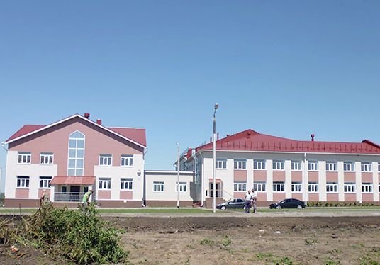 В Михайловском районе построили школу с бассейном