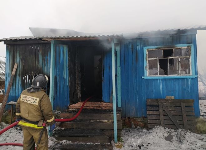В Касимовском районе произошел пожар, есть пострадавшие