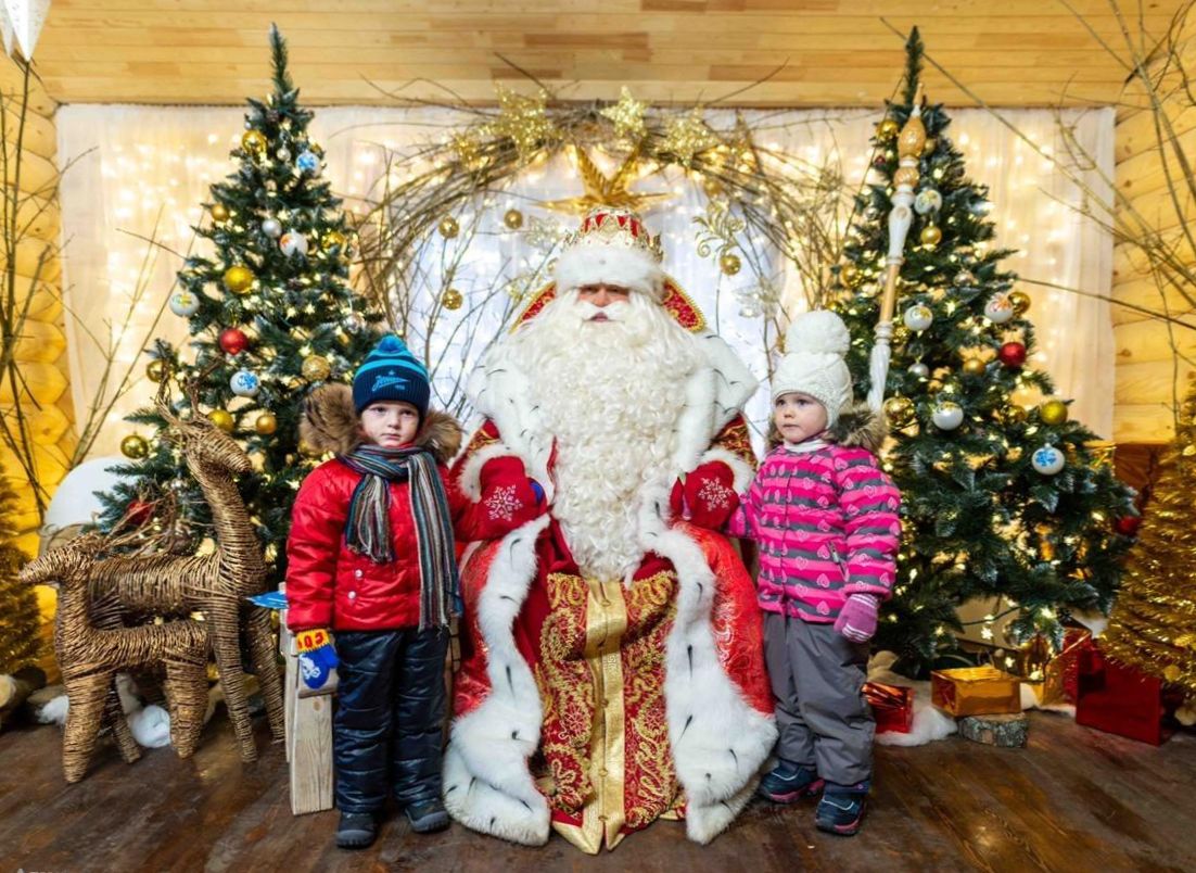 Главный Дед Мороз России посетил рязанский Лесопарк
