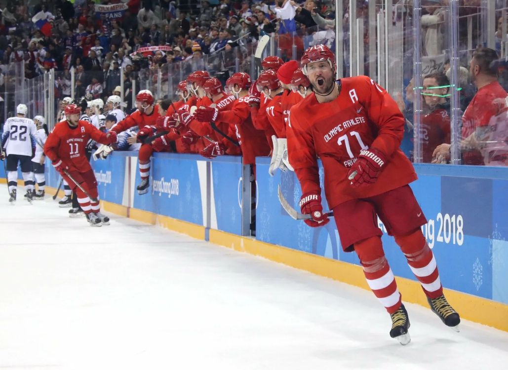 «Матч-ТВ» покажет 9 мая повтор хоккейного мачта Россия – Германия на ОИ-2018