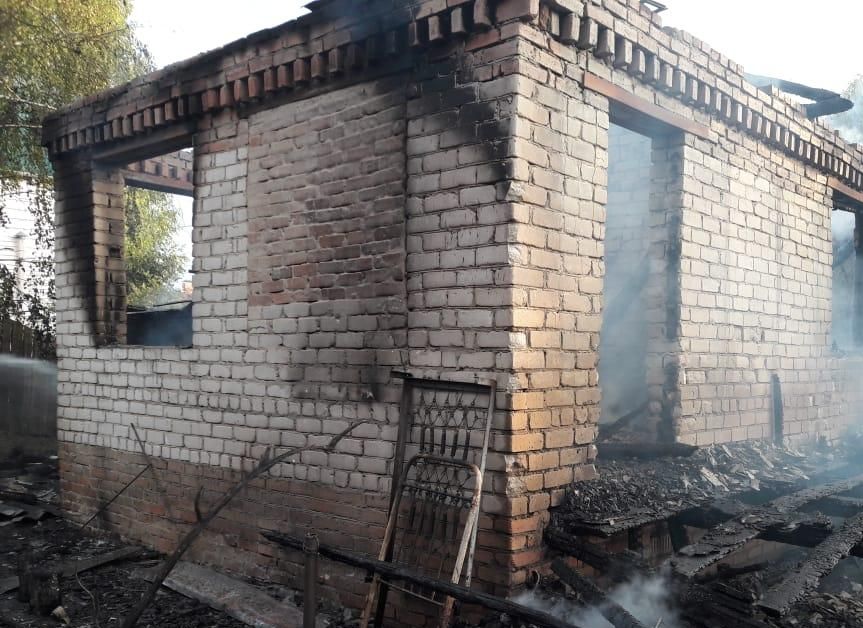 На пожаре в дачном доме в Спасском районе пострадал мужчина