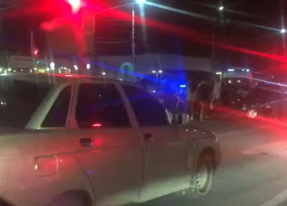 Опубликовано видео с места крупной аварии на Московском шоссе