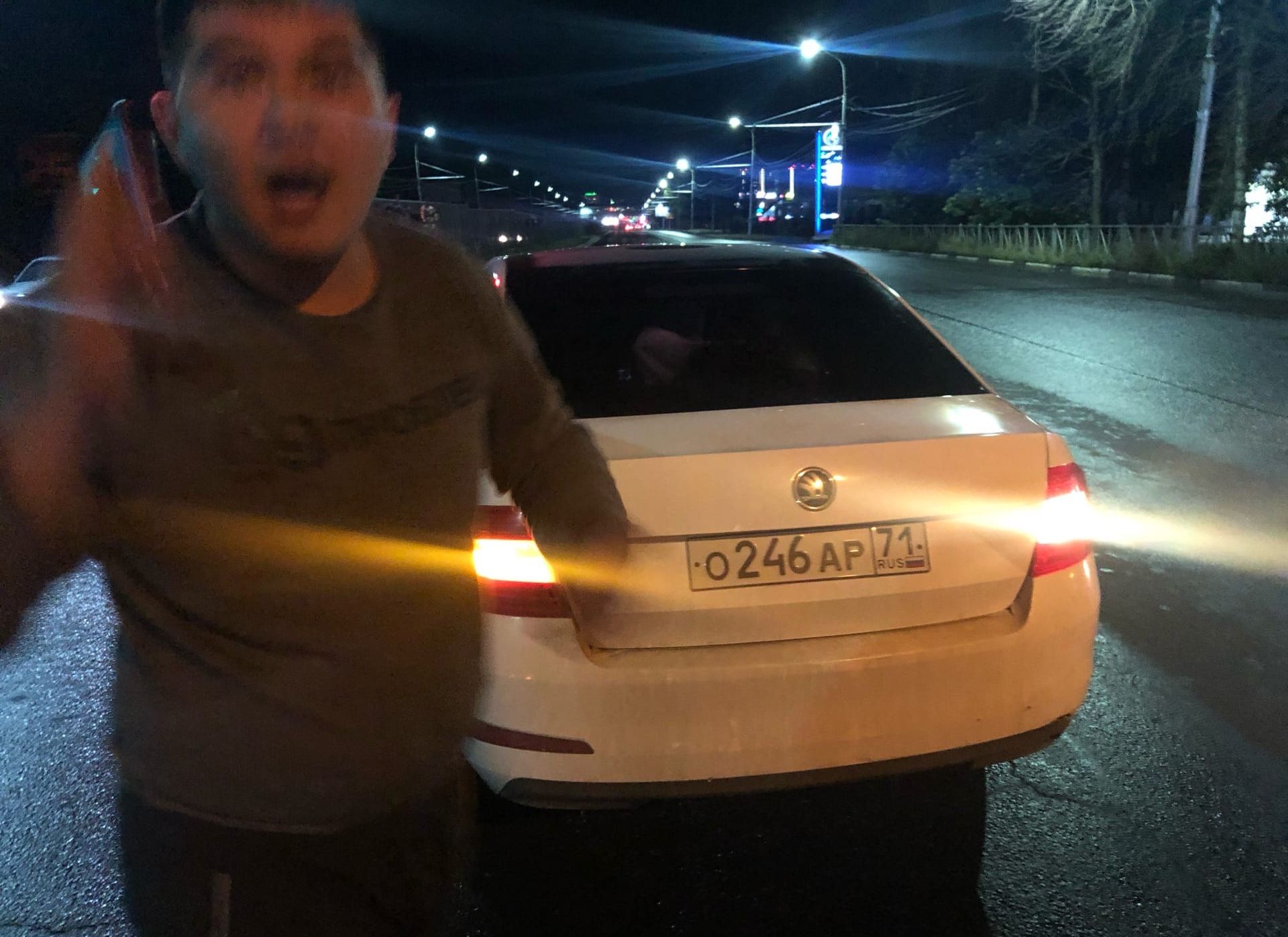 На Московском шоссе произошло ДТП с участием автомобиля «Яндекс. Такси»