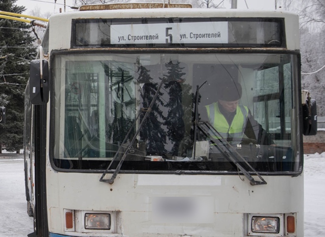 В Рязани временно изменился маршрут троллейбуса №5