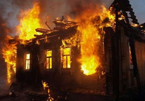В Милославском районе в сгоревшем доме обнаружен труп