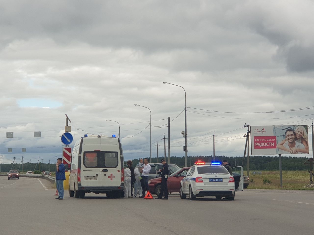 В ДТП на перекрестке Поляны – Варские пострадал полуторагодовалый малыш