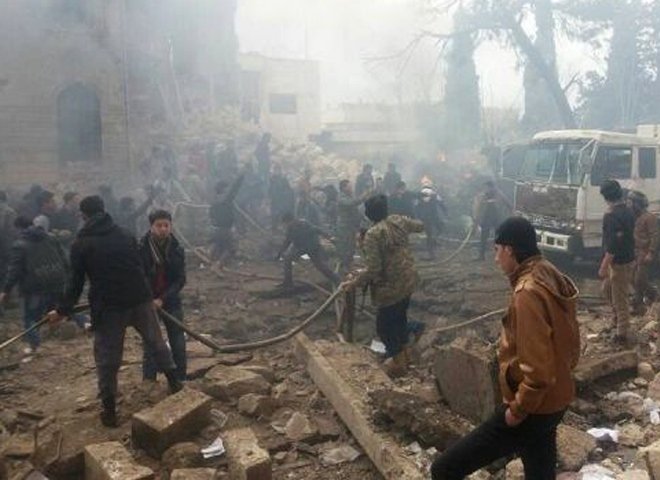 Мощный взрыв прогремел на севере Сирии, погибли более 60 человек (видео)