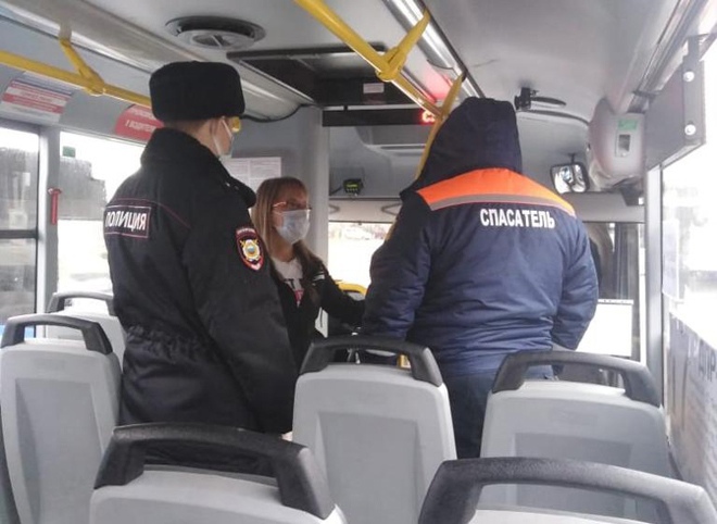 В Рязани прошли рейды в общественном транспорте с участием полиции