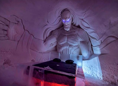 В Финляндии открыт отель изо льда по мотивам «Игры престолов» (видео)