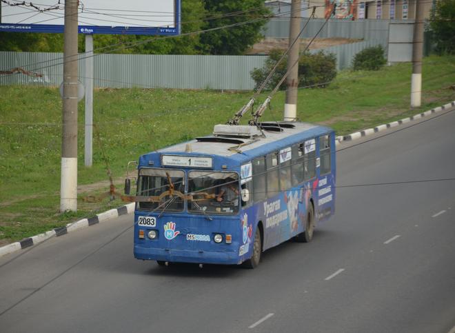 В Рязани после аварии возобновлено движение троллейбуса №1