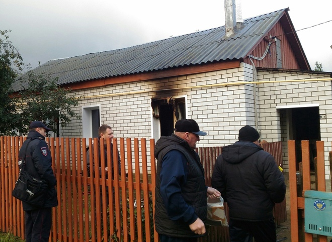 На пожаре в Скопине погиб мужчина