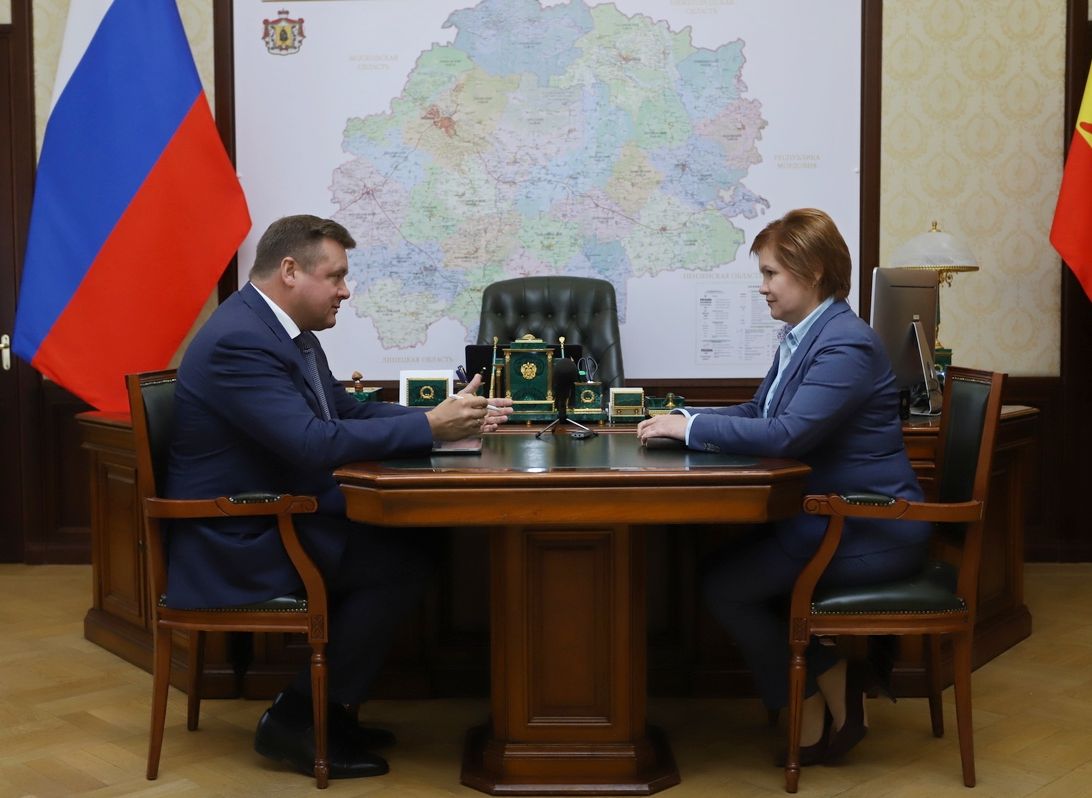 Губернатор Любимов встретился с новым мэром Рязани