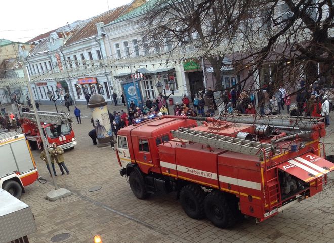 Очевидец: в кафе в центре Рязани произошел пожар