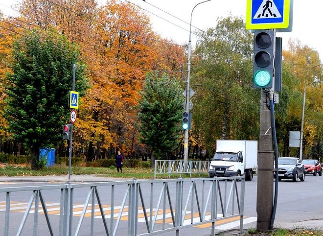 В Рязани установили два новых светофора