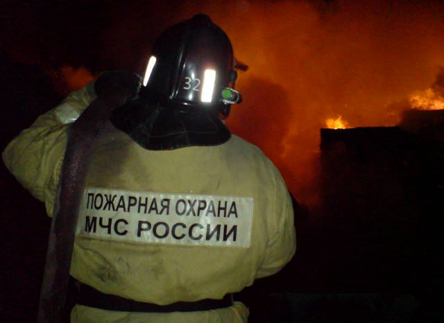 На пожаре в Михайловском районе пострадал мужчина