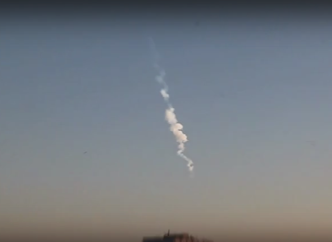 Падение и взрыв метеорита в Воронеже попали на видео