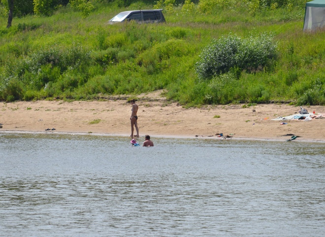 Пляжи в Солотче на год закроют для купания