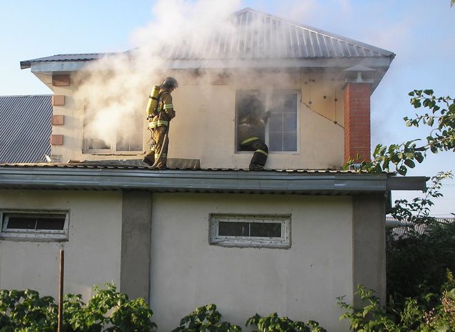 На пожаре в Ряжске погиб 56-летний мужчина