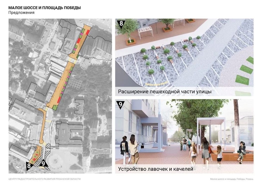 Карта пл победы рязань