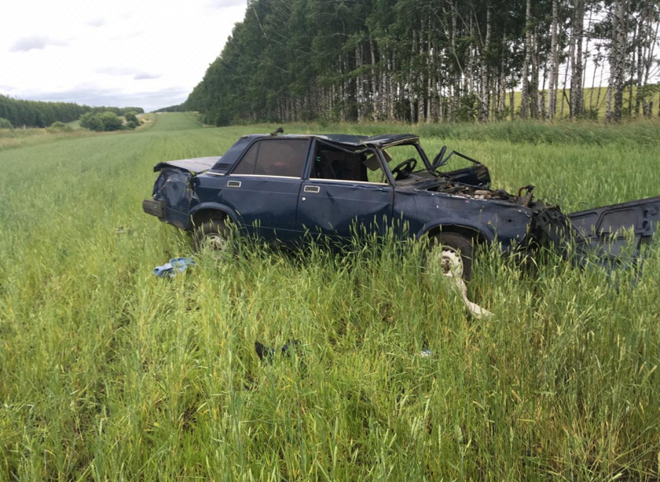 В Милославском районе мужчина погиб после опрокидывания авто в кювет