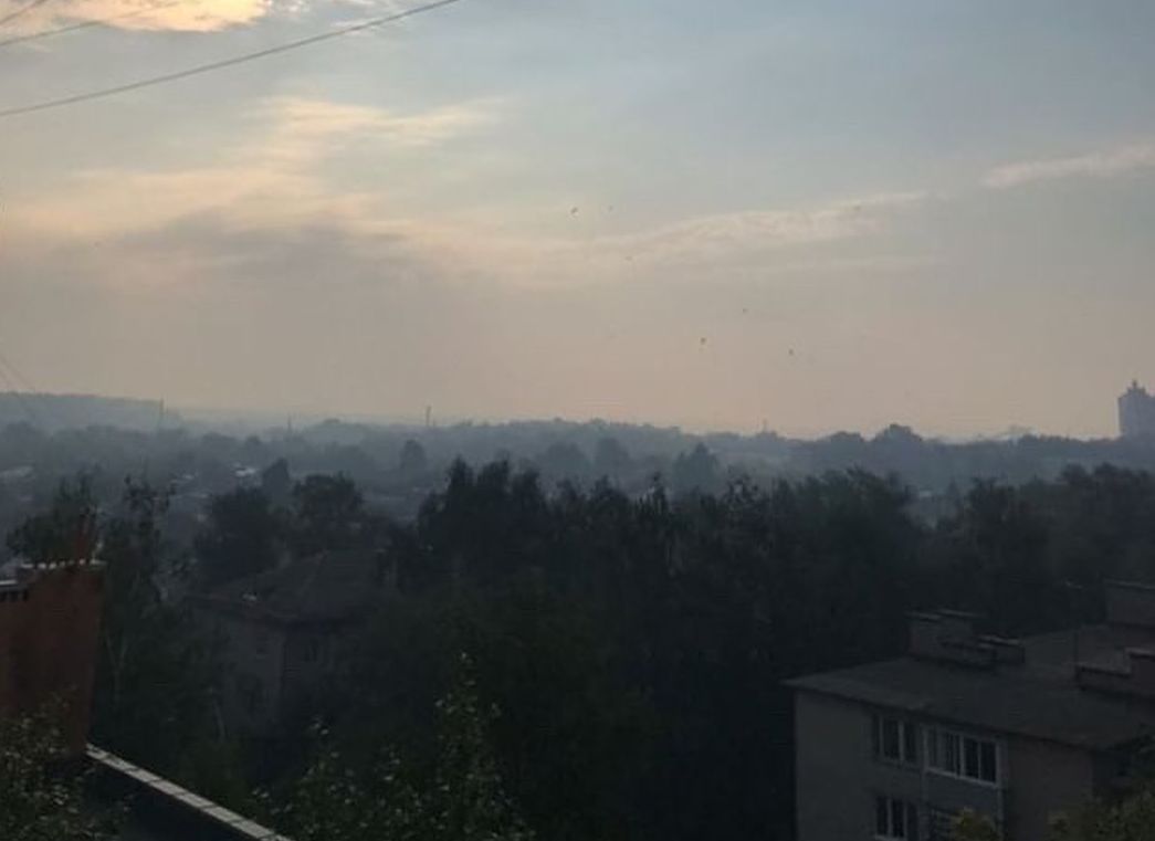 Смог от лесного пожара в Сельцах пришел в Рязань