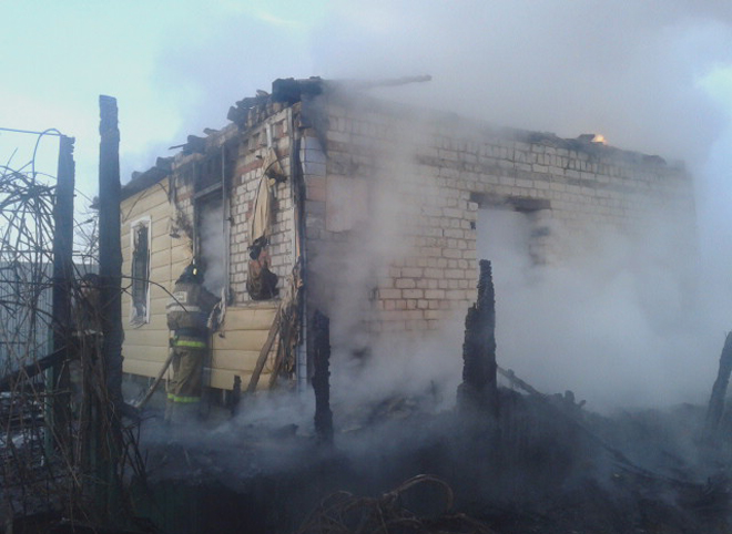 В Рыбновском районе произошел пожар в жилом доме