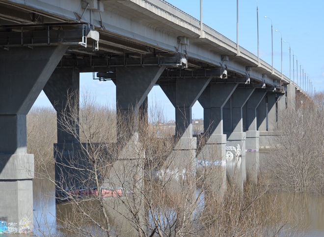 Под Солотчинским мостом появится объездной путь