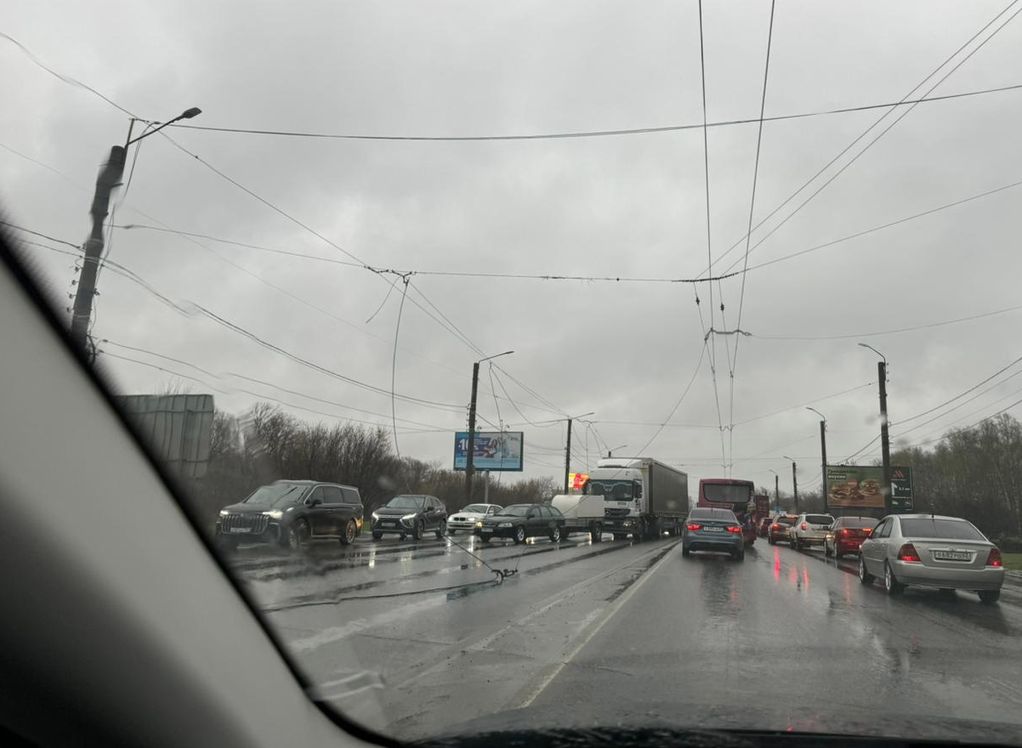 Администрация Рязани рассказала об обрыве троллейбусных проводов на Московском шоссе