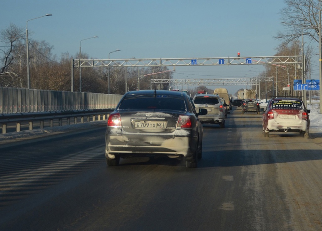 На трассе М5 в Рязанской области введен реверс из-за крупного ДТП