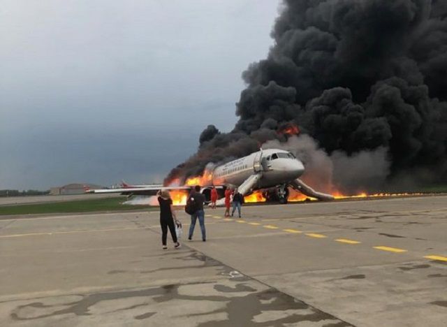 При пожаре в Sukhoi Superjet погиб 41 человек