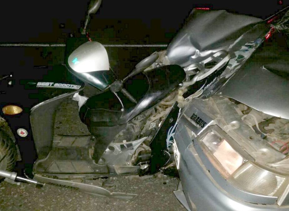 Пассажир скутера, пострадавший в ДТП в Александро-Невском районе, скончался