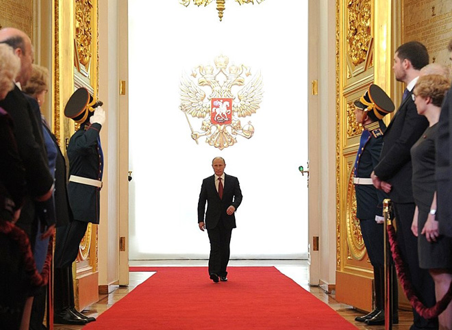Кремль отказался от торжественного приема в честь инаугурации Путина