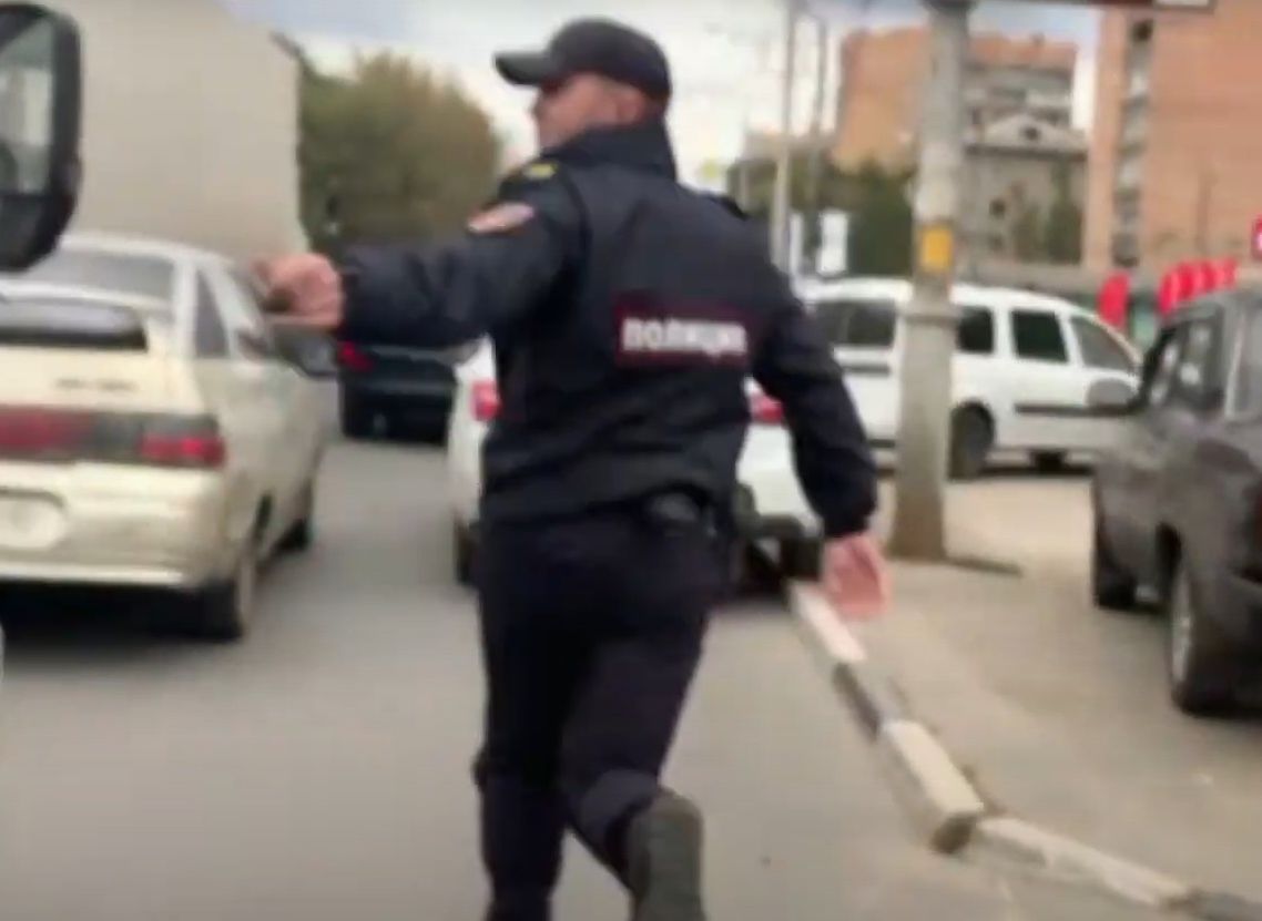 Полицейские устроили погоню за нетрезвым водителем по улицам Рязани