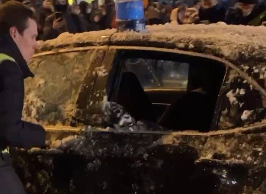 Информация о «выбитом глазе» водителя из-за действий протестующих не подтвердилась