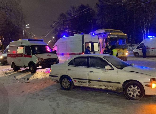 Момент ДТП со «скорой» в Горроще попал на видео