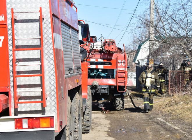 В Рязанской области на пожаре погиб человек