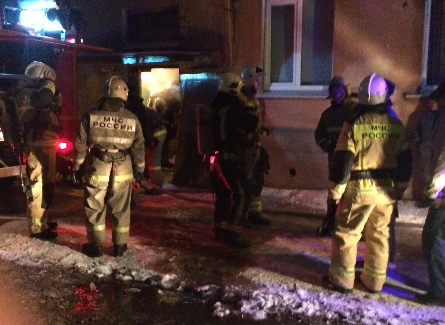 В доме на улице Пушкина произошел пожар
