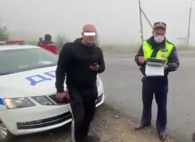 Под Рязанью полицейские задержали пьяного водителя Daewoo