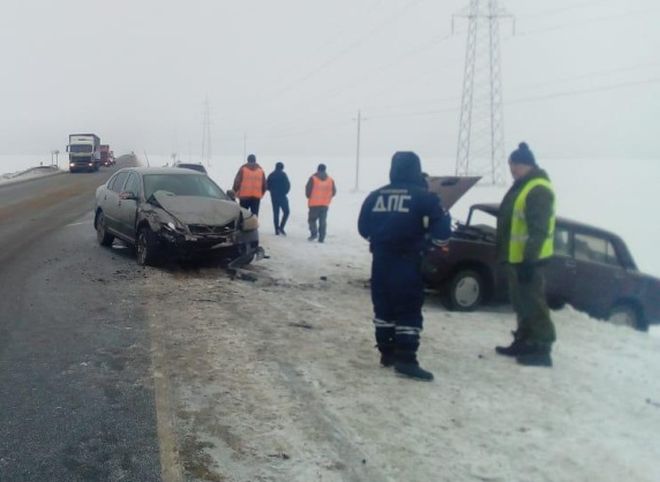 В ДТП на трассе М6 в Рязанской области пострадали два человека