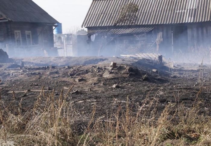Пожары в рязанских деревнях произошли из-за замыканий