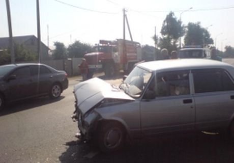 В Рыбновском районе произошло массовое ДТП с грузовиком