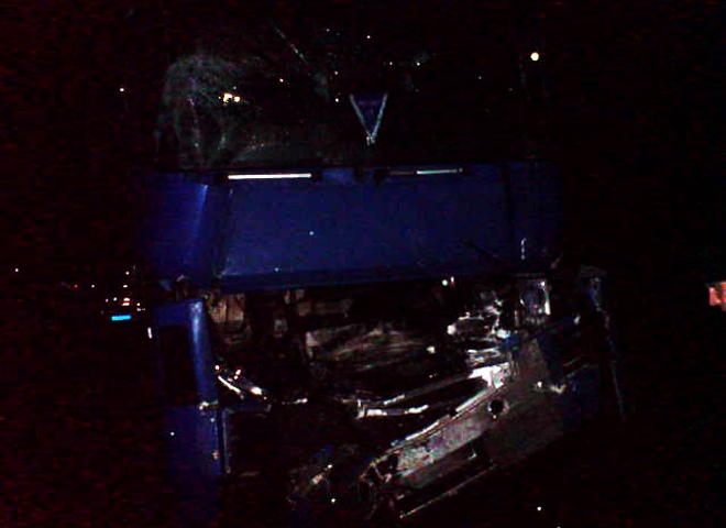 В ночном ДТП под Скопином пострадал один из водителей