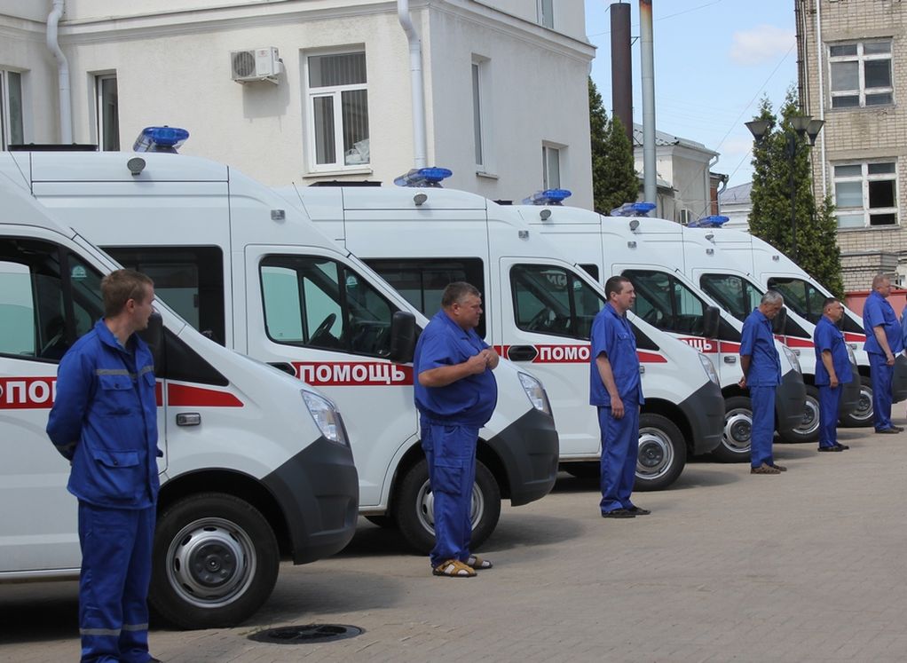 Рязанская станция скорой помощи получила девять новых автомобилей
