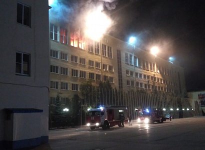 Названа причина пожара в рязанской Академии ФСИН