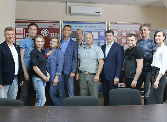 Рязанские предприниматели посетили завод по производству вентиляционных систем
