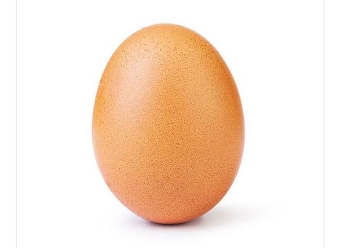 Фото яйца побило мировой рекорд лайков в Instagram