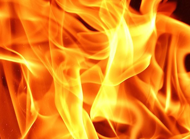 На пожаре в Спасском районе погиб 35-летний мужчина
